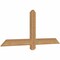 Ekena Millwork Eugene Smooth Timber Gable Bracket, Western Red Cedar, 48"W x 20"H x 1 1/2"D x 3 1/2"F, 10/12 Pitch GBW048X20X0204EUG00SWR - alternate 5